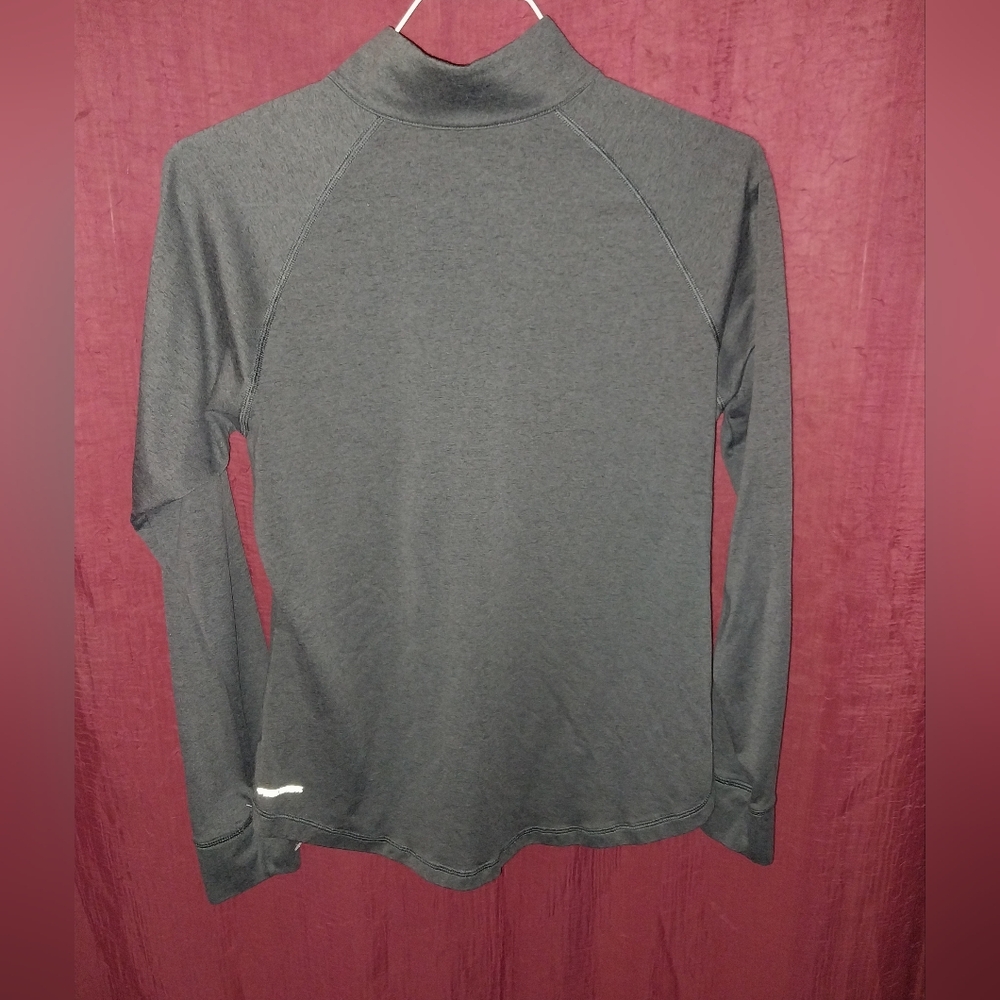 Reebok Gray and Adidas White Quarter-Zip Pullover sz S - Picture 4 of 14